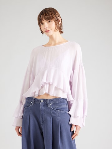 BOSS Blouse 'C_Bleja' in Lila: voorkant