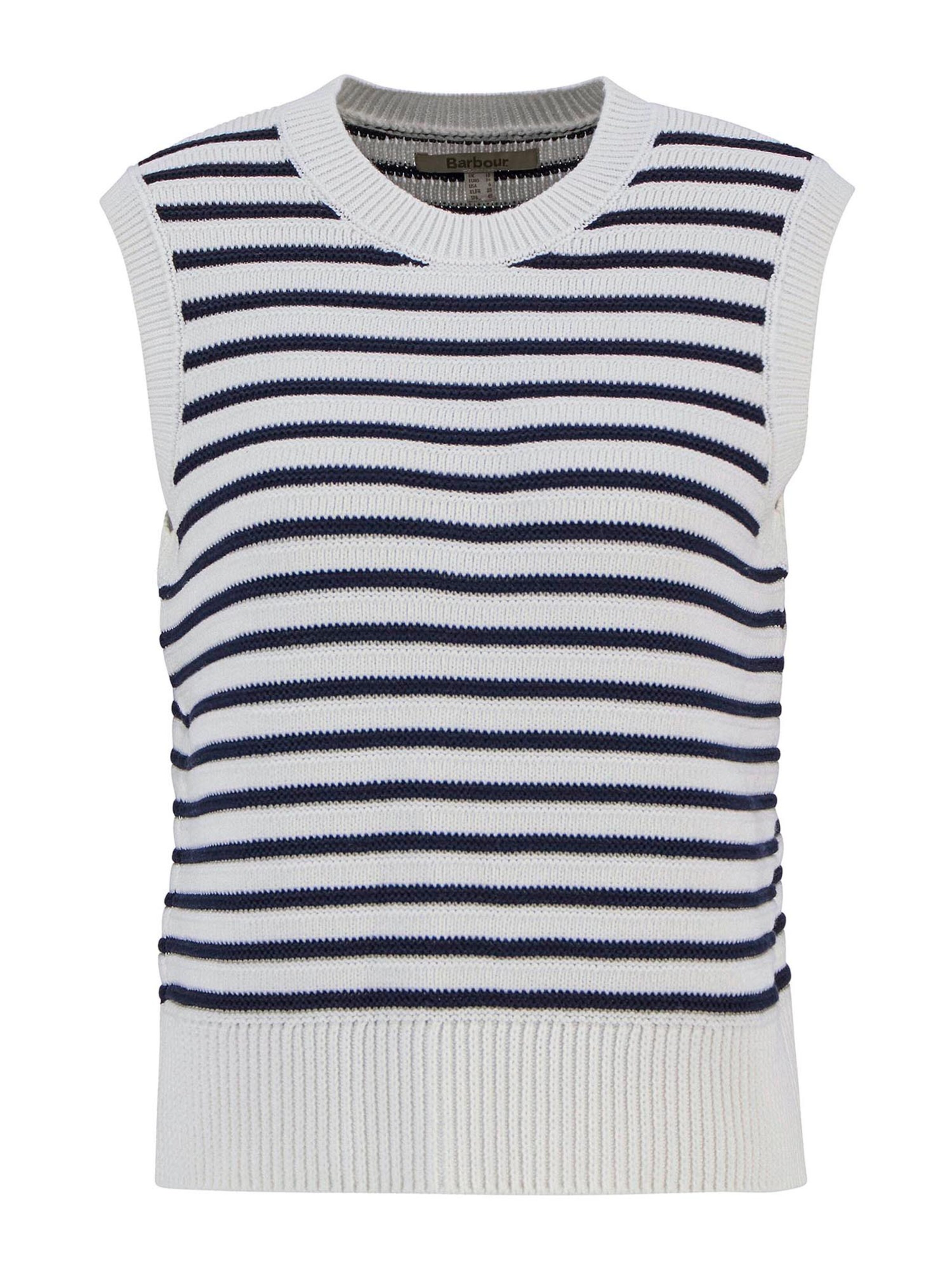 Barbour Top z dzianiny w kolorze niebieski: przód