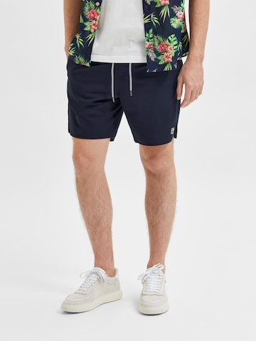 SELECTED HOMME Regular Shorts 'Emil' in Blau: predná strana