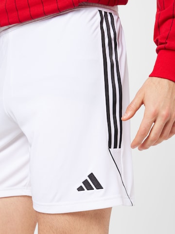 ADIDAS PERFORMANCE Regularen Športne hlače 'Tiro 23 League' | bela barva