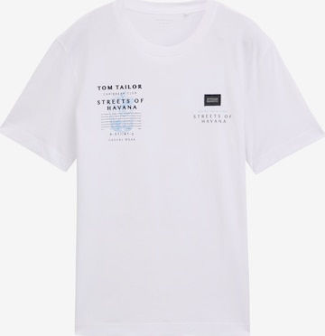 Maglietta di TOM TAILOR in bianco: frontale