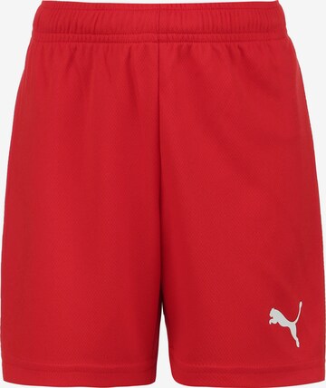 PUMA Workout Pants 'TeamRise' in Red: front