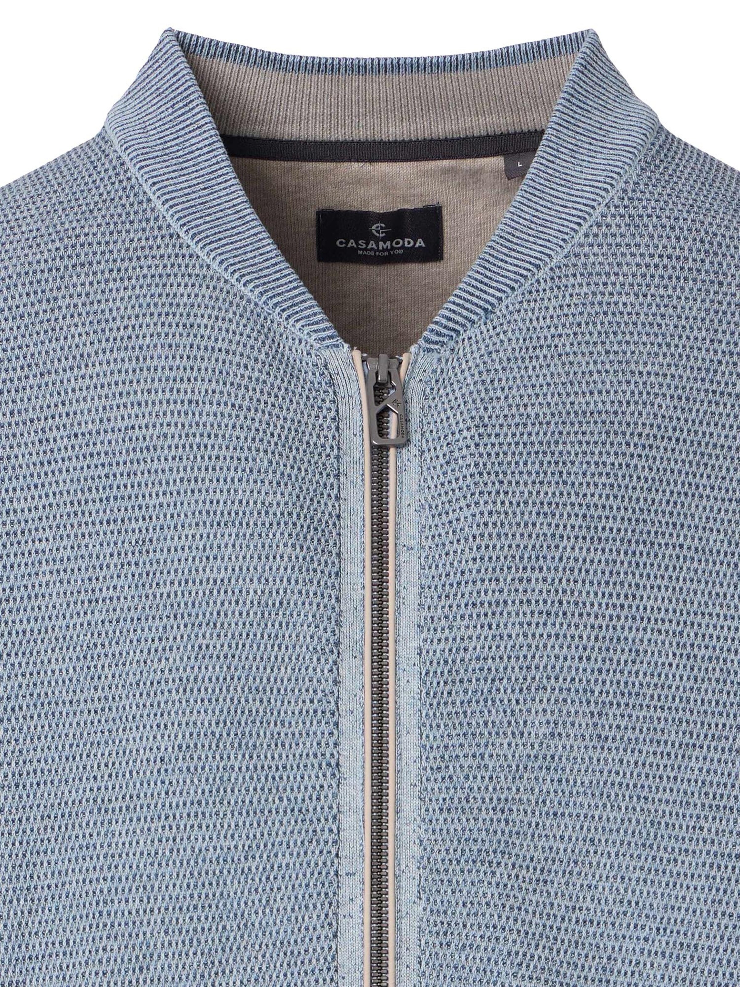 CASAMODA Knit Cardigan 'Basic' in Blue