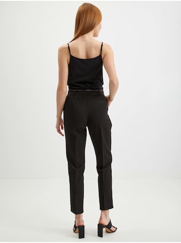 Orsay Regular Pleat-Front Pants in Black