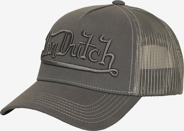 Casquette Von Dutch Originals en gris : devant
