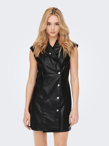 Robe-chemise 'Camilia' ONLY en noir : devant