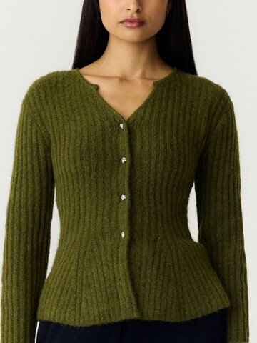 YAS Cardigan i grøn