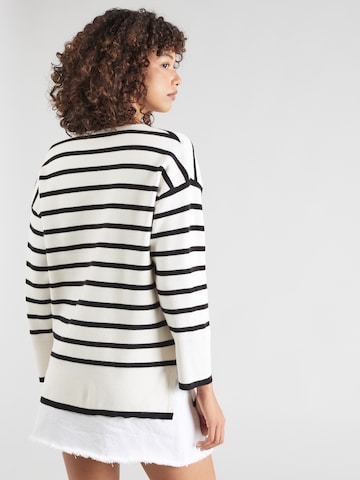 ZABAIONE - Pullover 'Se44lena' em branco