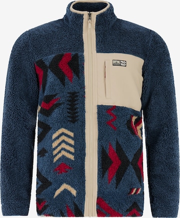 PROTEST Fleecejacke 'PRTDon' in Blau: Vorderseite