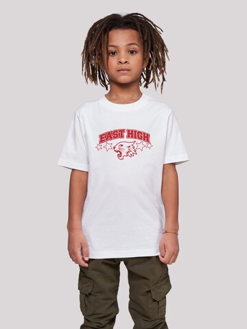 F4NT4STIC T-Shirt 'Disney High School Musical The Musical Wildcat Stars' in Weiß: predná strana