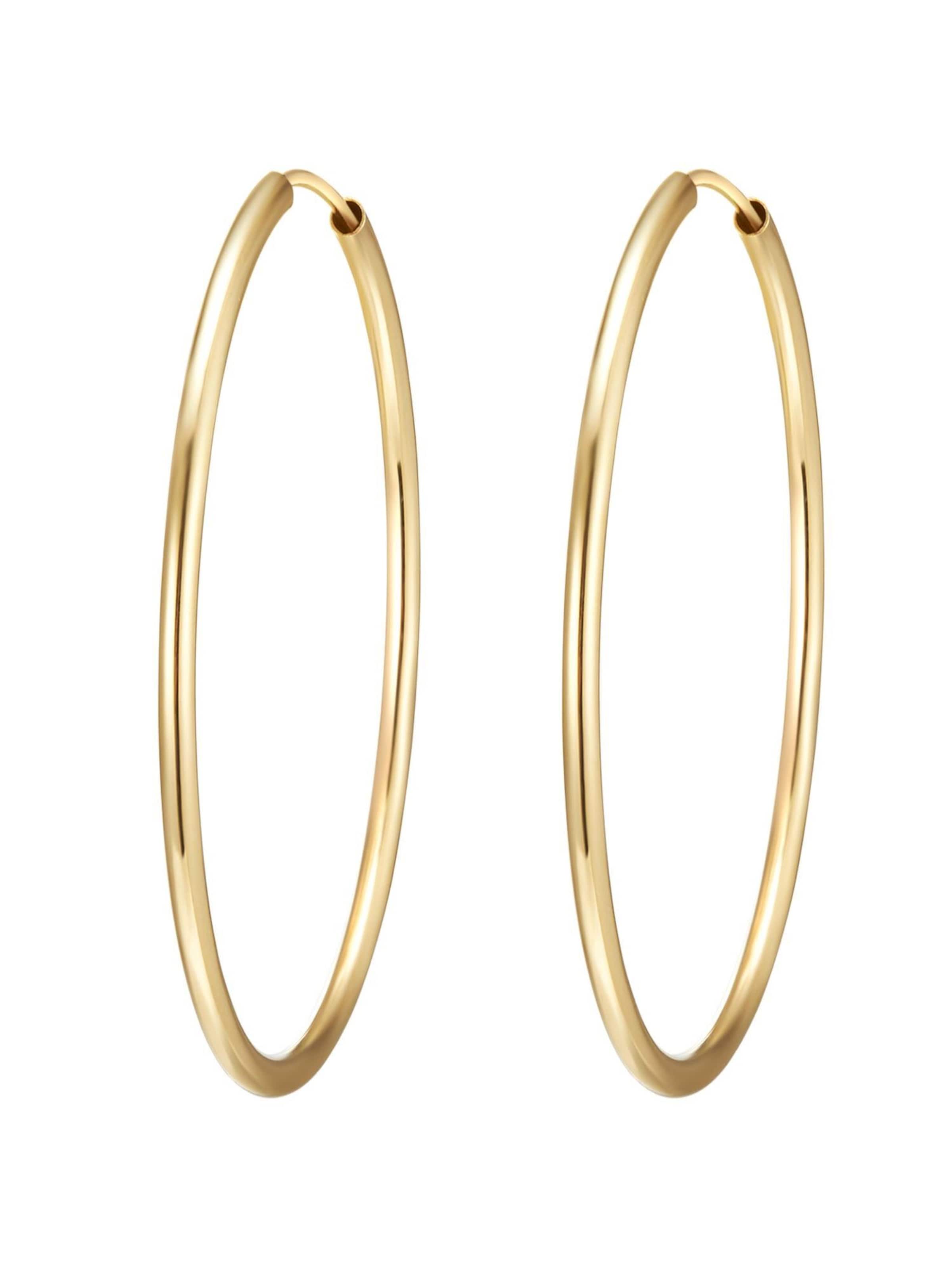 Boucles d'oreilles Rafaela Donata en or : devant