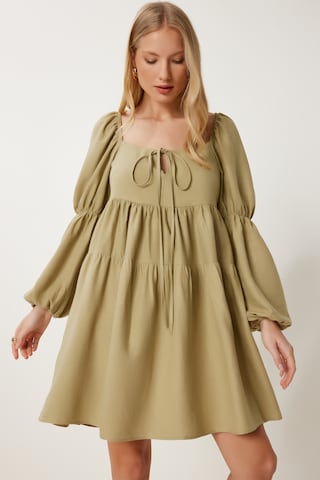 Happiness İstanbul Obleka | zelena barva: sprednja stran