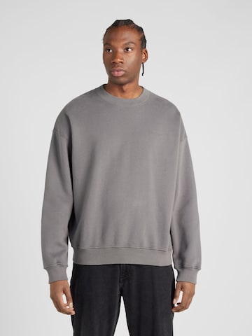 pelēks Abercrombie & Fitch Sportisks džemperis: no priekšpuses