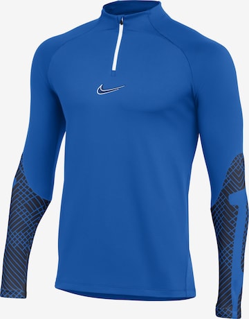 T-Shirt fonctionnel NIKE en bleu : devant