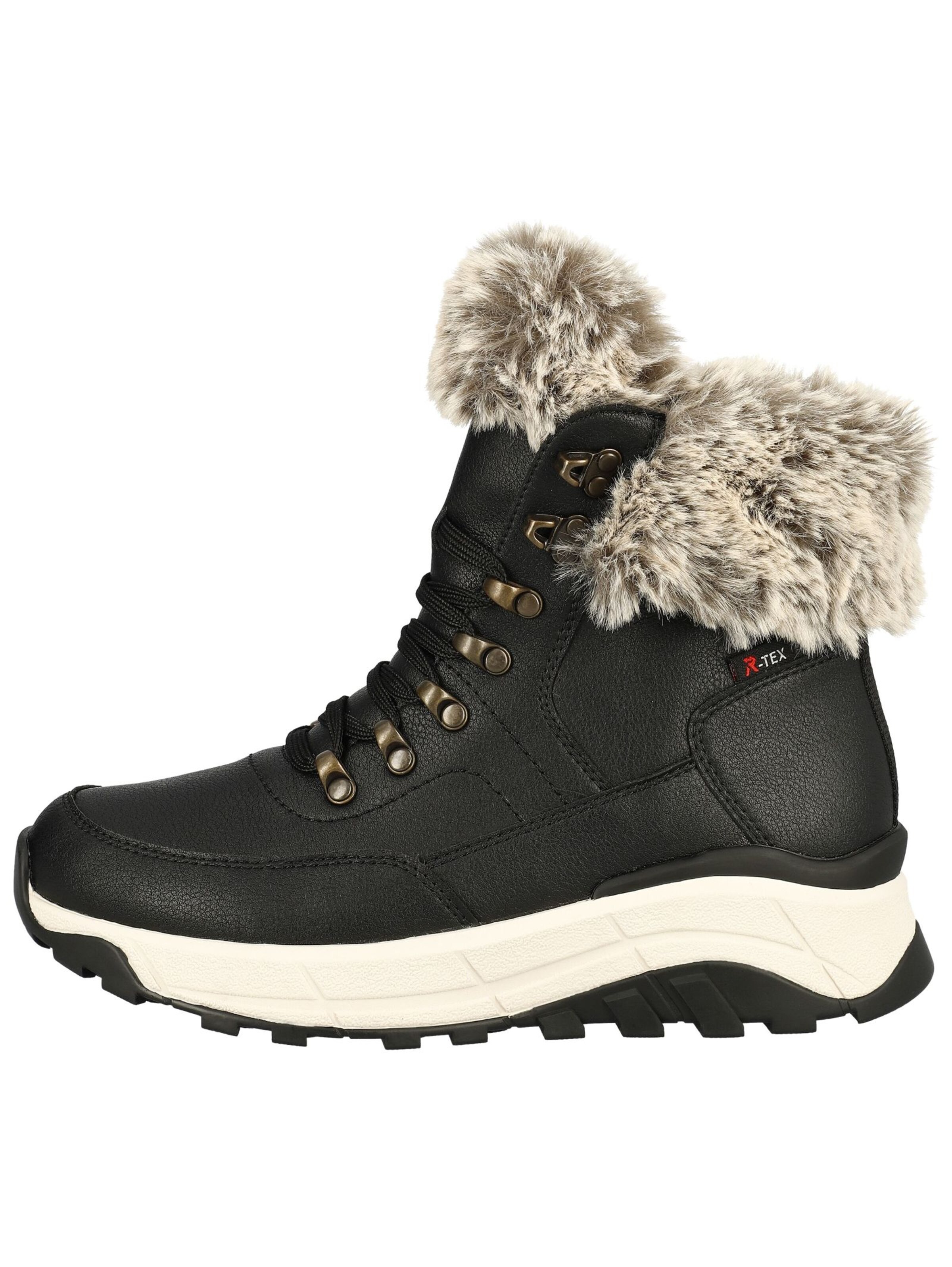 Rieker Gležnarji z vezalkami | črna barva