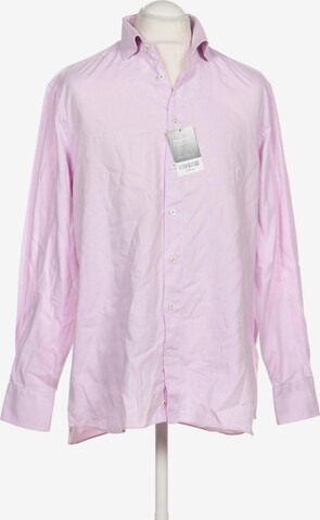 Van Laack Button Up Shirt in XL in Pink: front