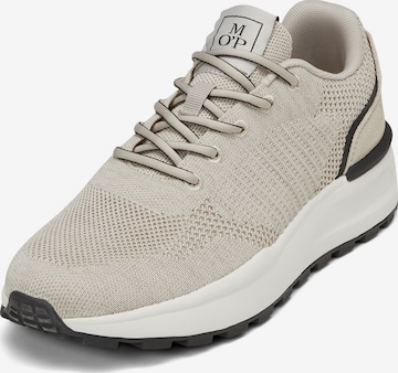 Baskets basses Marc O'Polo en beige : devant