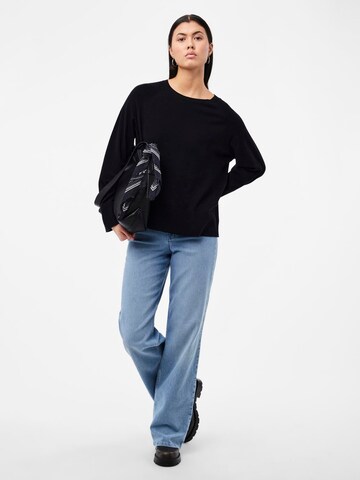 PIECES Pullover 'PCSIA' in Schwarz