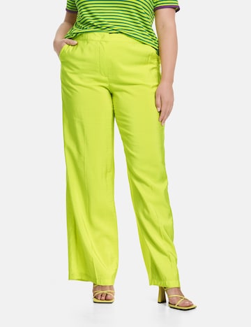 SAMOON Regular Pants in Yellow: front