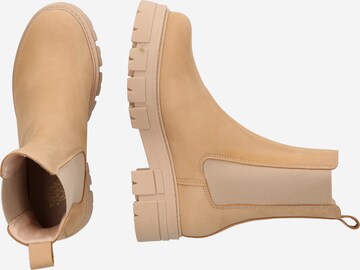 Apple of Eden Chelsea boots 'Conny' in Beige