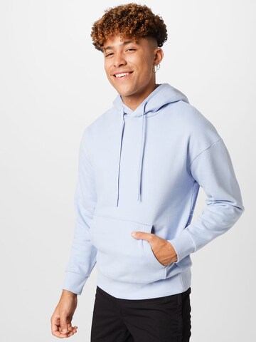 Sweat-shirt TOM TAILOR DENIM en bleu : devant