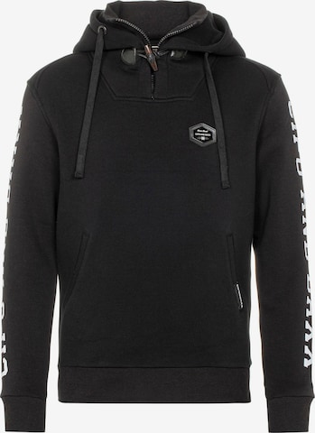 CIPO & BAXX Hoodie in Schwarz: predná strana