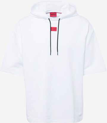 Sweat-shirt 'Dresley232' HUGO en blanc : devant