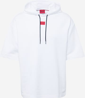 Sweat-shirt 'Dresley232' HUGO Red en blanc : devant