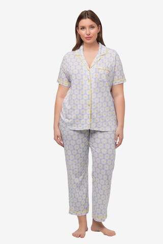 Ulla Popken Pajama in White: front