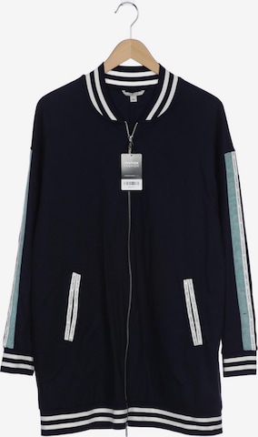 COMMA Sweatshirt & Zip-Up Hoodie in L in Blue: front