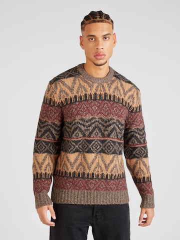 Abercrombie & Fitch Sweater in Brown: front