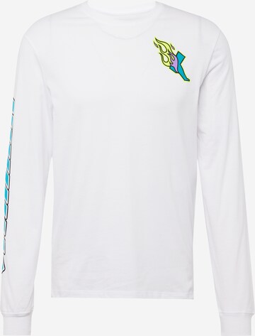 UNDER ARMOUR Performance Shirt 'RUN EVERYWHERE' in White: front