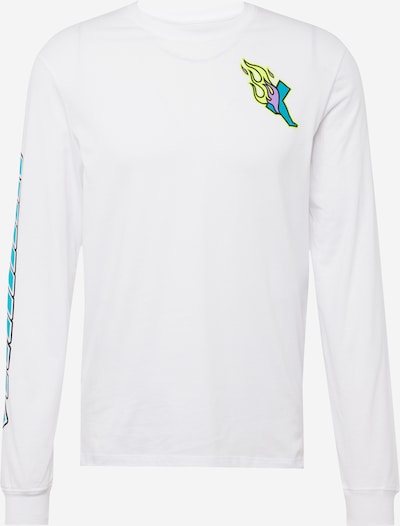 UNDER ARMOUR Performance Shirt 'RUN EVERYWHERE' in Aqua / Neon green / Black / White, Item view