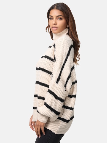 Elara Pullover i overstørrelse i beige