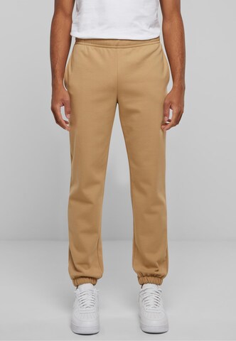 Effilé Pantalon Urban Classics en beige : devant