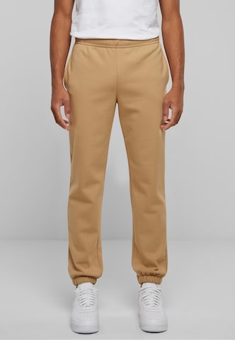 Urban Classics Tapered Broek in Beige: voorkant