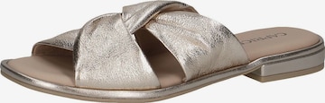 CAPRICE Pantolette in Gold: predná strana