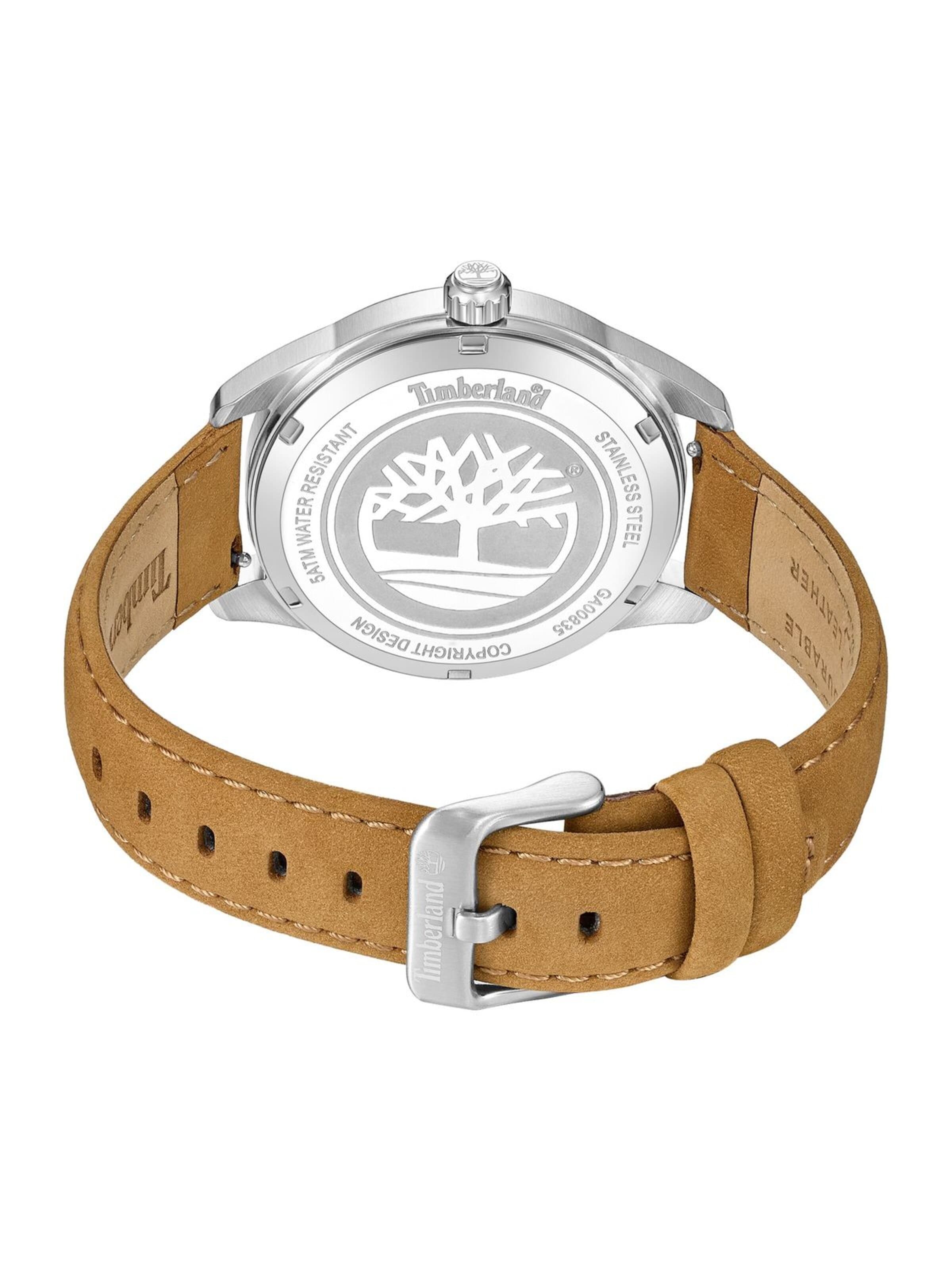 TIMBERLAND Analoguhr 'Fern Row'‌‌‌‌‌‌‌‌‌ in Braun