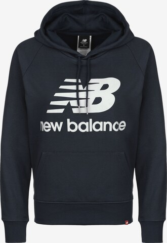 Sweat-shirt new balance en bleu : devant