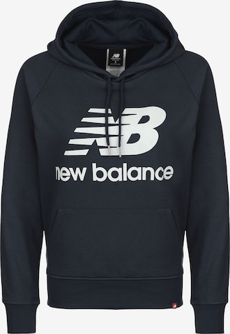 Sweat-shirt new balance en bleu : devant