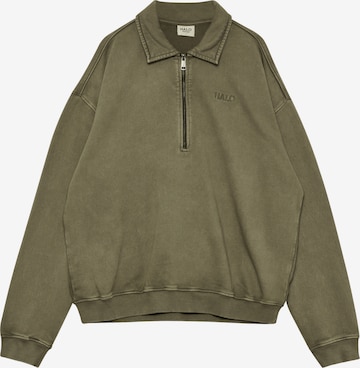Sweat-shirt HALO en marron : devant
