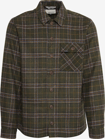 BLEND Regular fit Button Up Shirt in Green: front