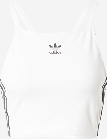 ADIDAS ORIGINALS Топ 'Adicolor' в Белый: спереди