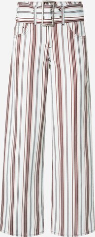 Nasty Gal Wide leg Jeans in Blauw: voorkant