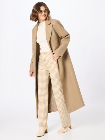 NA-KD Between-Seasons Coat in Beige