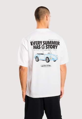 Another Cotton Lab - Camisa 'Summer Story' em branco: frente