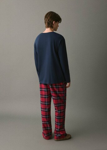 MANGO TEEN Schlafanzug 'Chris' in Blau