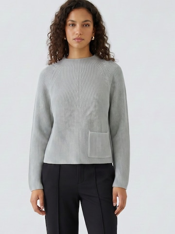 OUI Pullover 'Riya' in Grau: Vorderseite