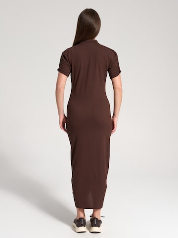 NOWIHT Dress 'Delphine' in Brown