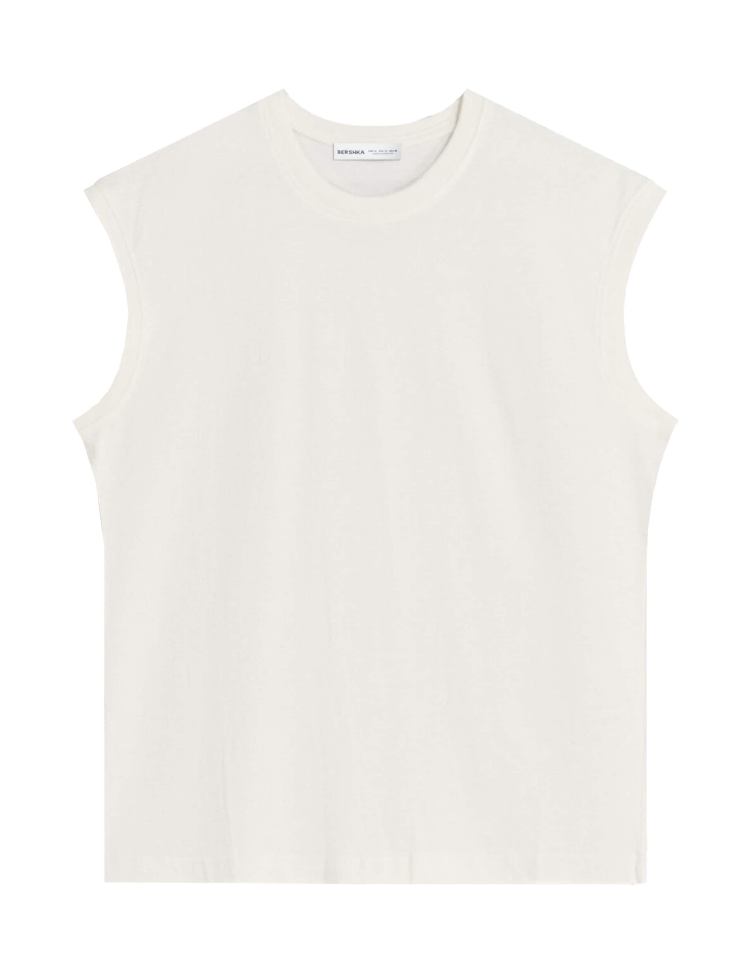 Bershka Shirts i hvid: forside